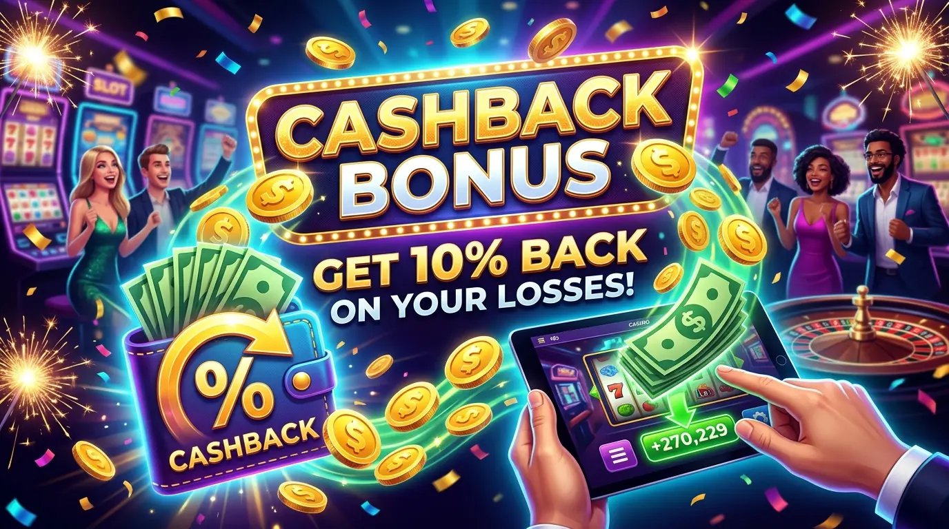 Cashback hos Scatters casino