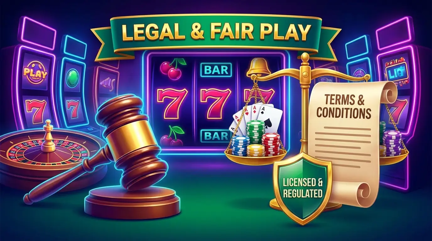 Scatters casino juridisk status